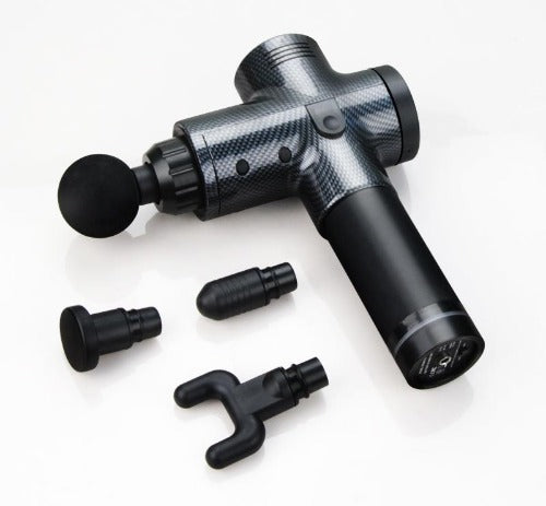 Deep Muscle Relaxation Massager, 4 Adaptors and Travel Case